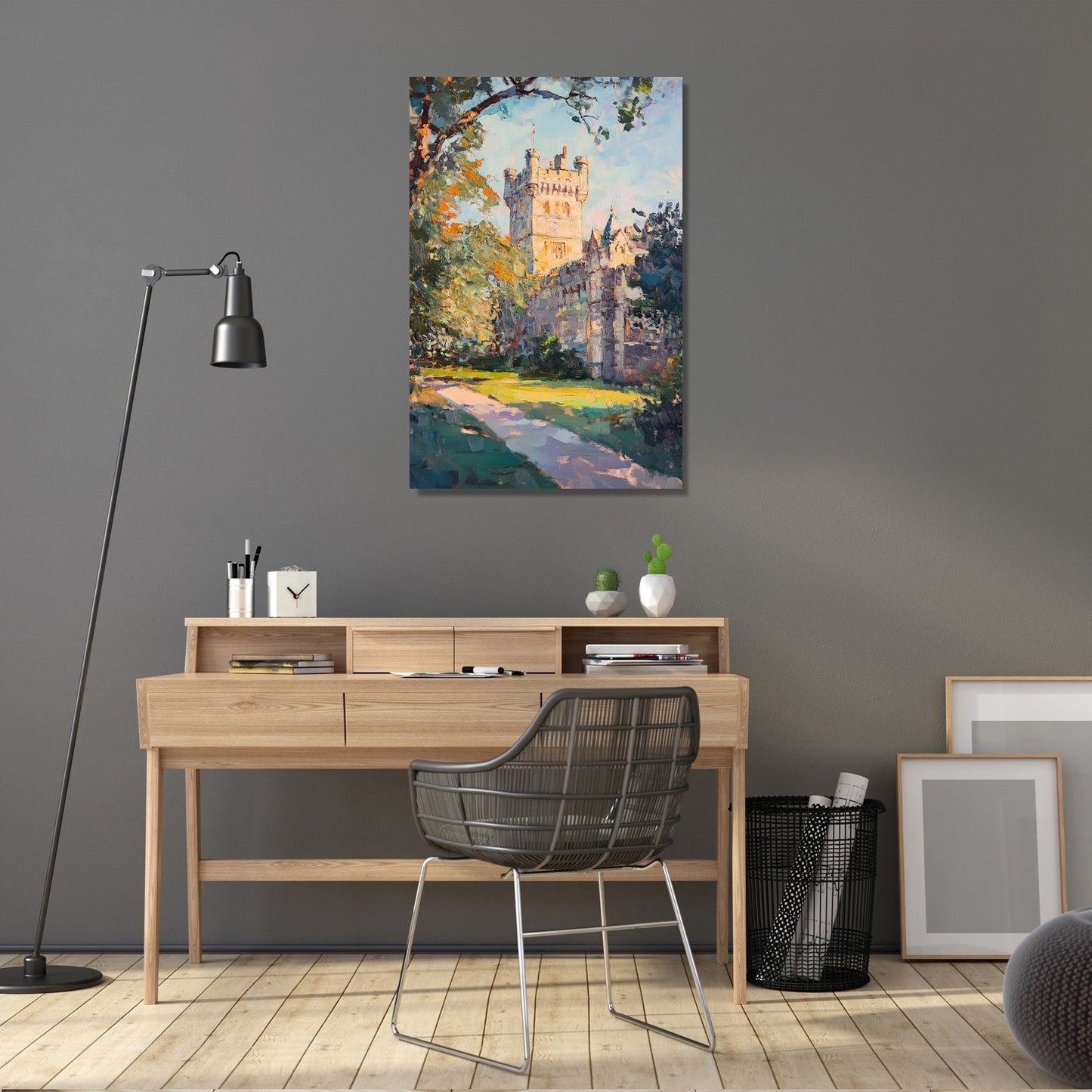 Cardiff Castle Sunrise Canvas