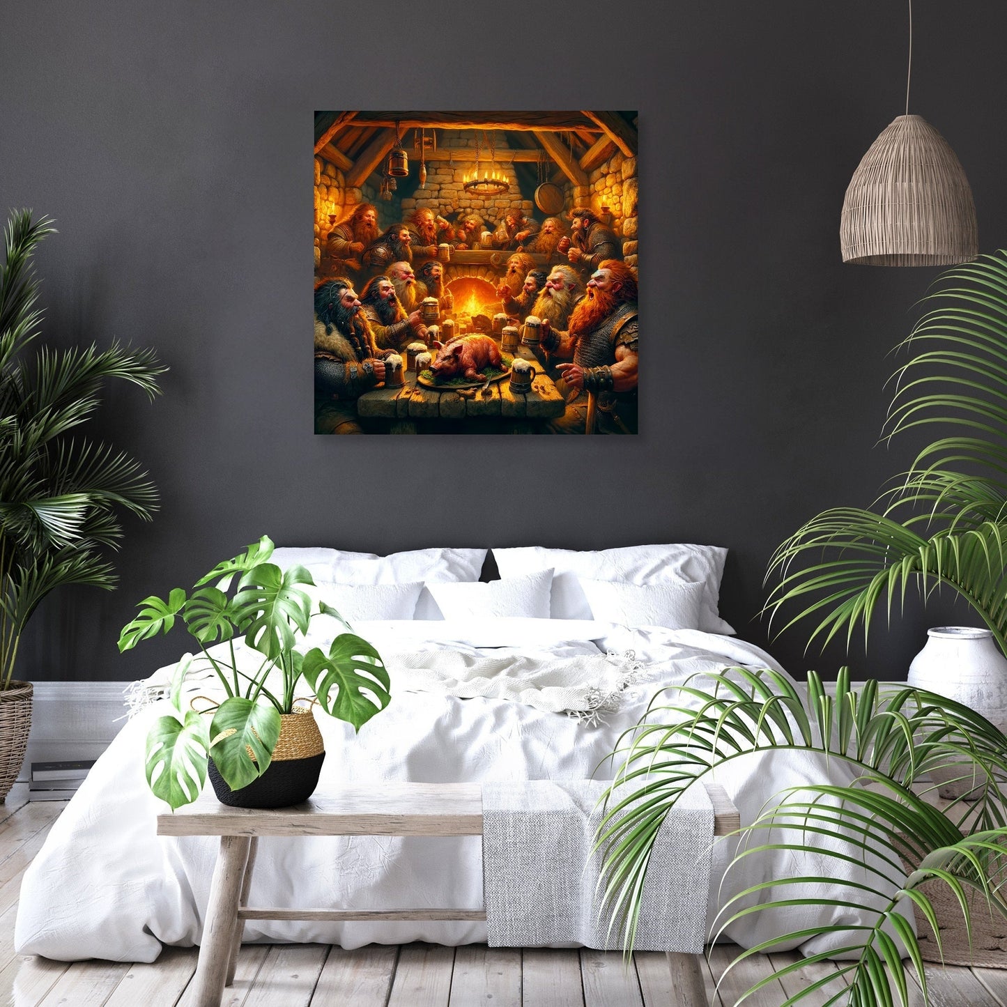 Dwarven Hearth Tales Canvas
