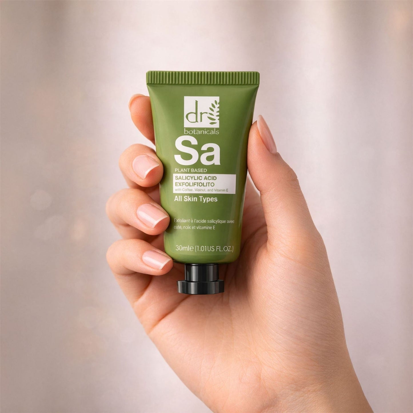 Salicylic Acid Exfoliator with Coffee, Walnut & Vitamin E 30ml