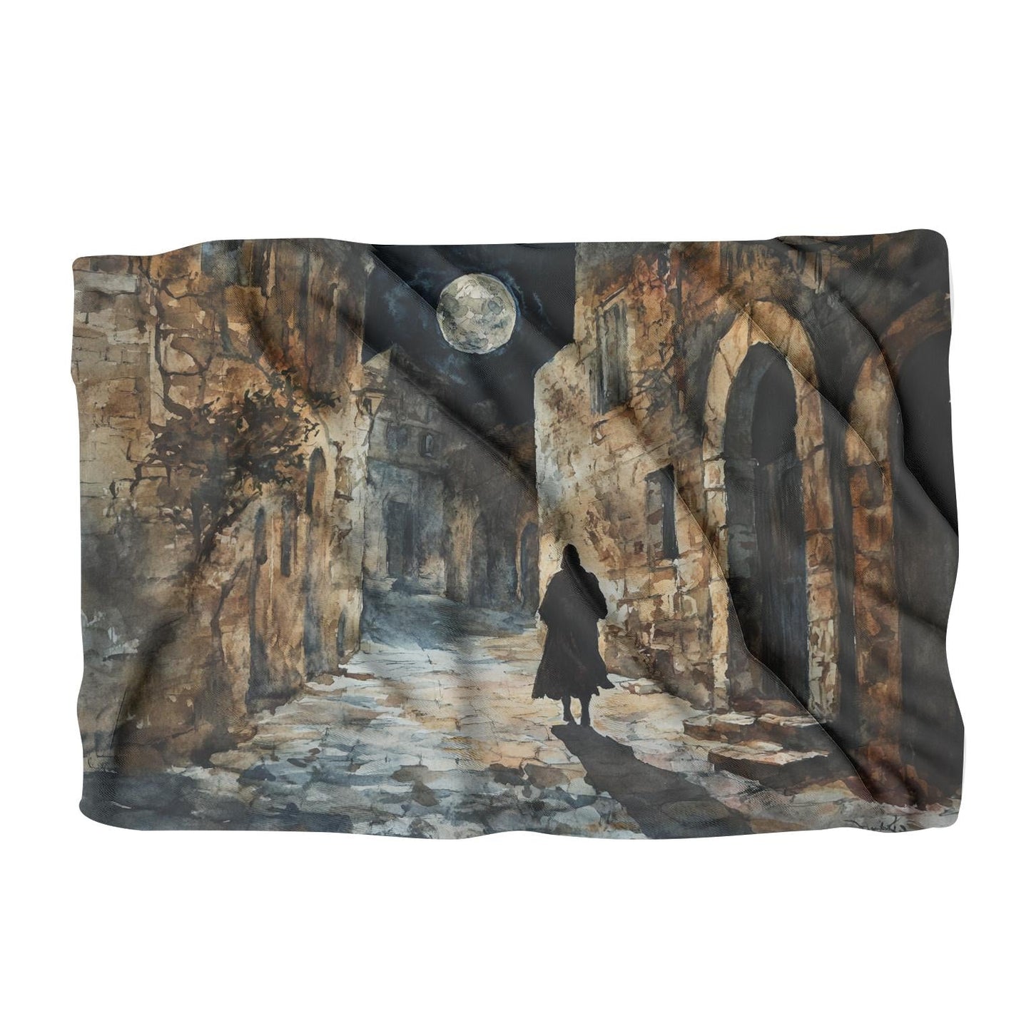 Moonlit Assassin Chase Blanket
