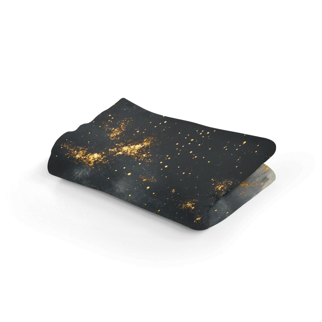 Golden Stars on Shadowed Blanket