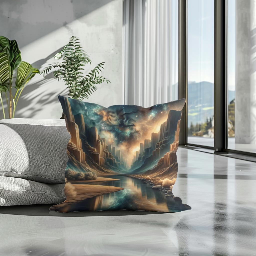 Cosmic Canyon Cotton Cushion