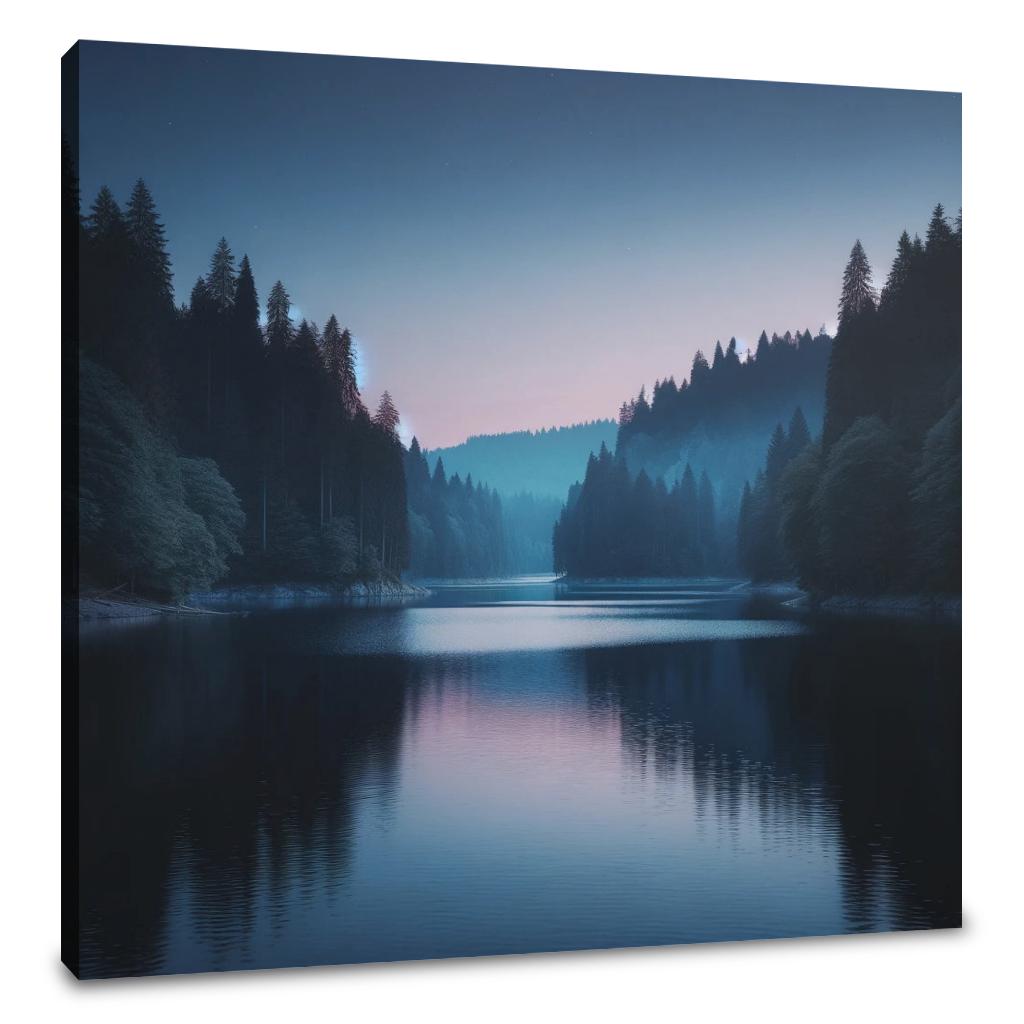 Twilight Lake Canvas