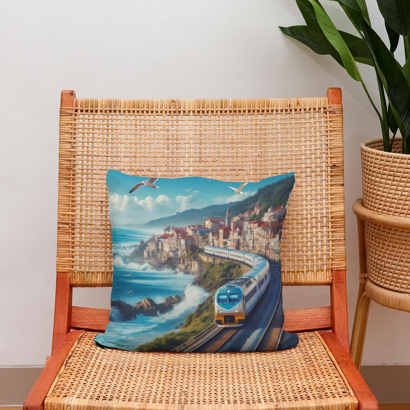 Coastal Journey Cotton Cushion