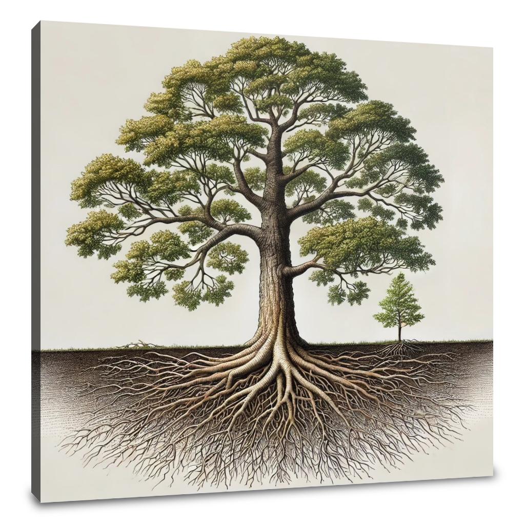 Elegant Tree Botanical Canvas