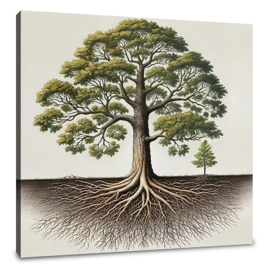 Elegant Tree Botanical Canvas
