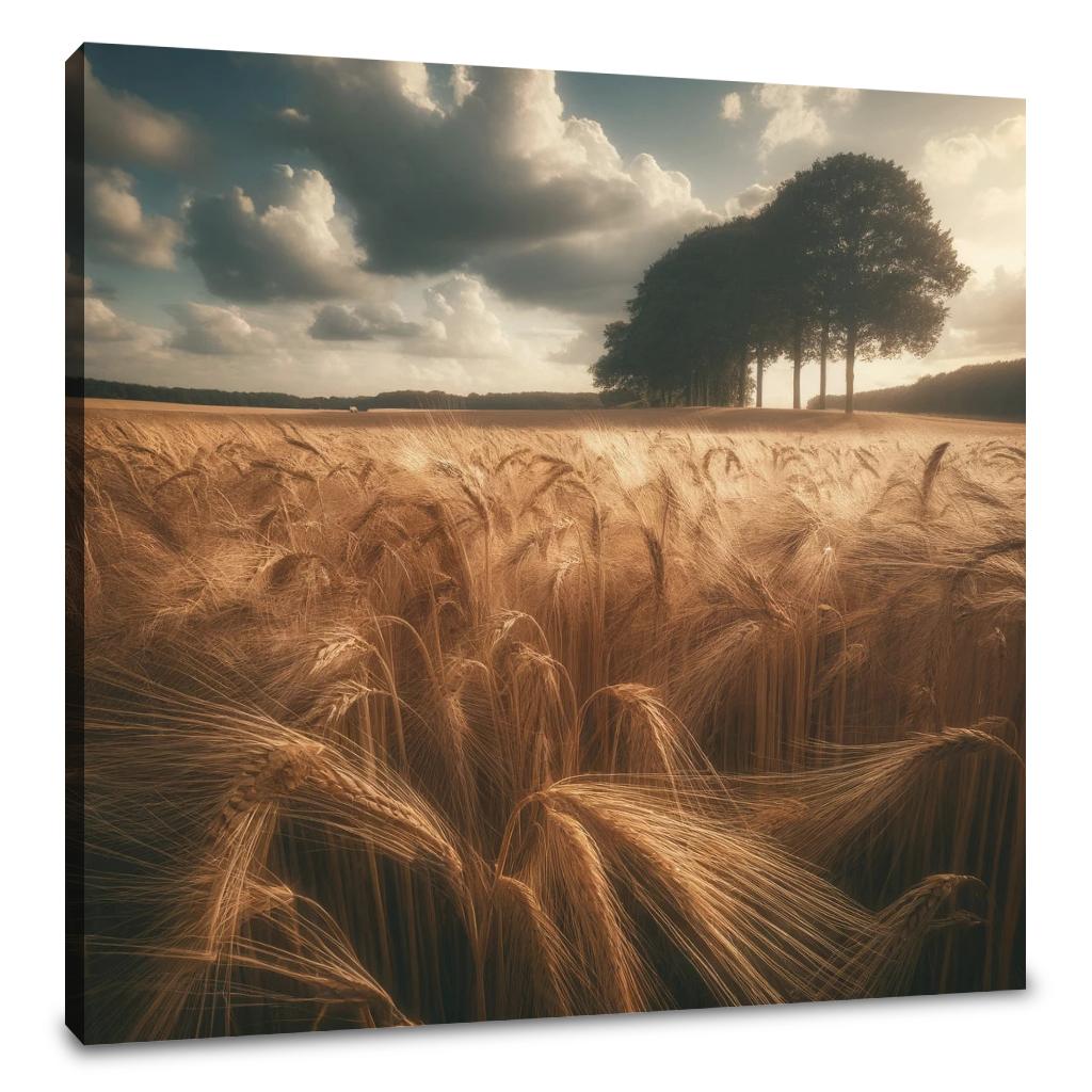 Golden Wheatfield Canvas