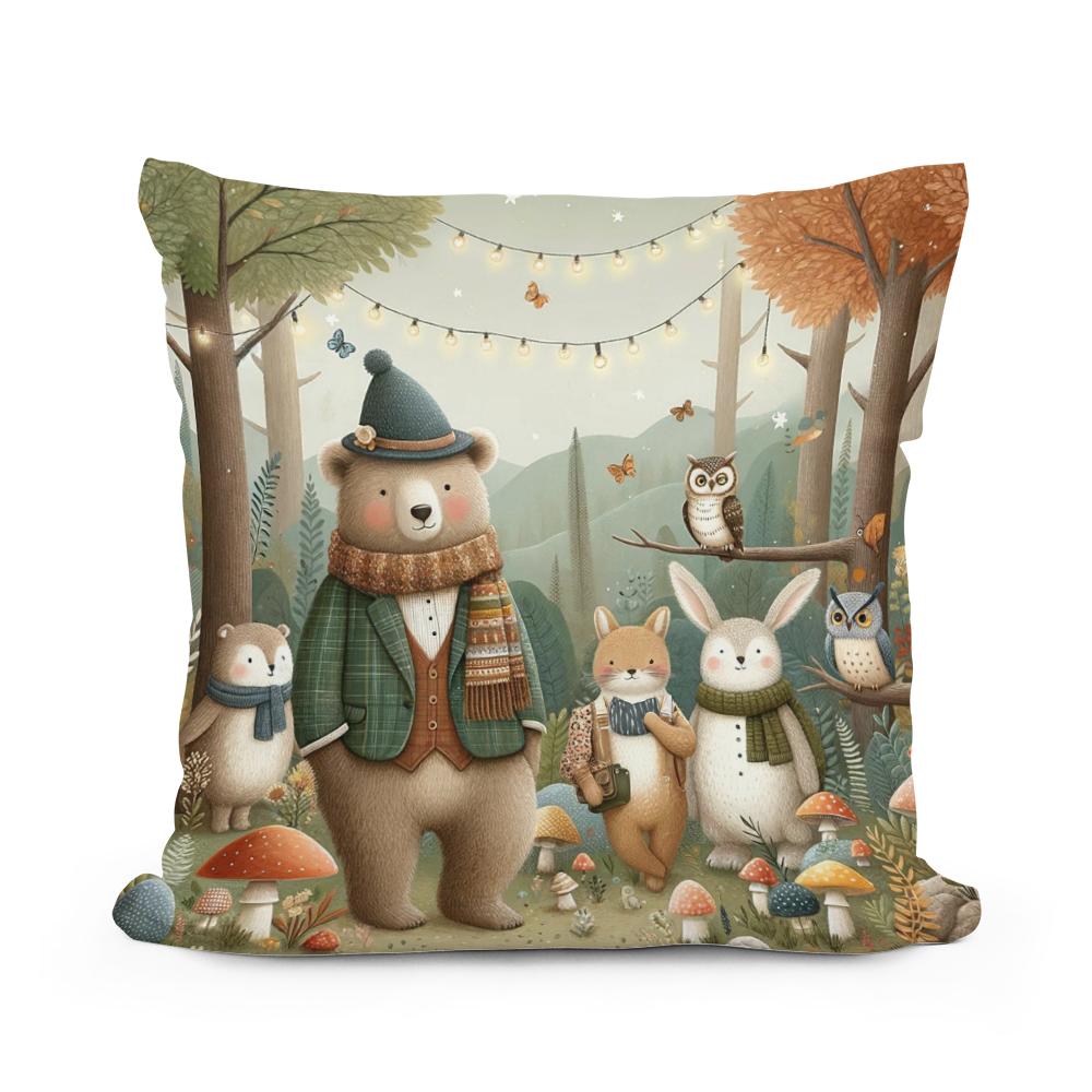 Enchanted Woods Cotton Cushion