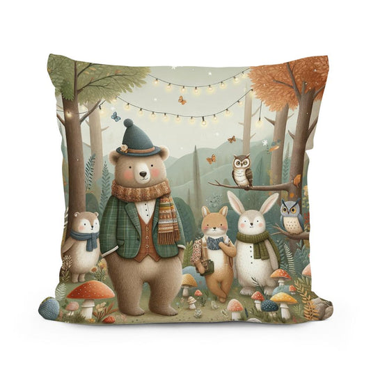 Enchanted Woods Cotton Cushion