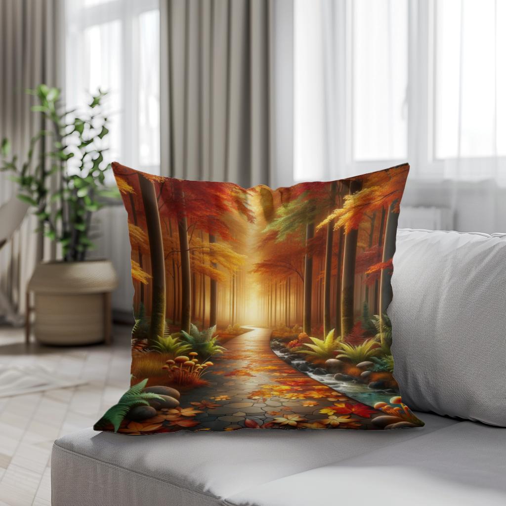 Ethereal Forest Cotton Cushion