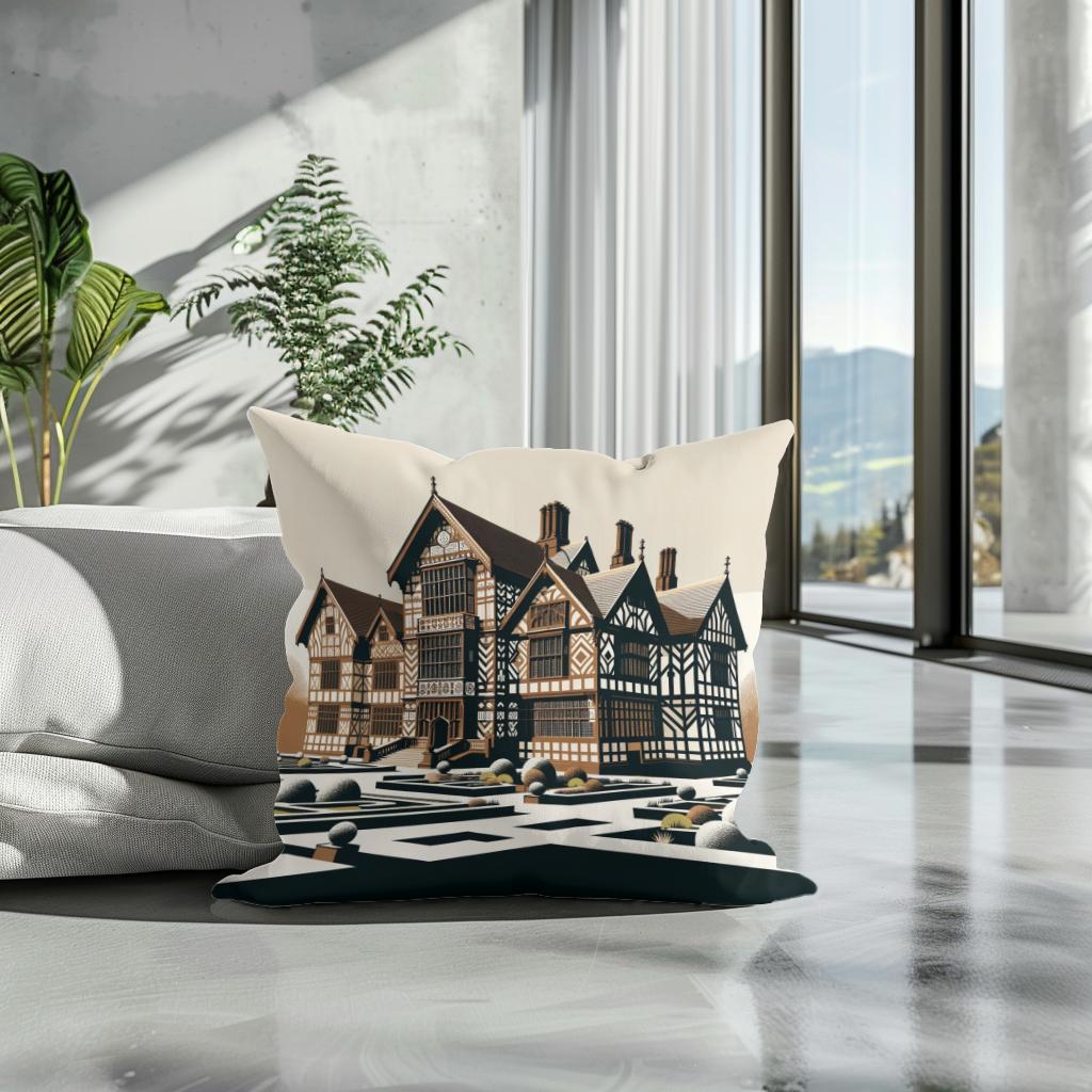 Liverpool Speke Hall Minimalist Harmony Cotton Cushion