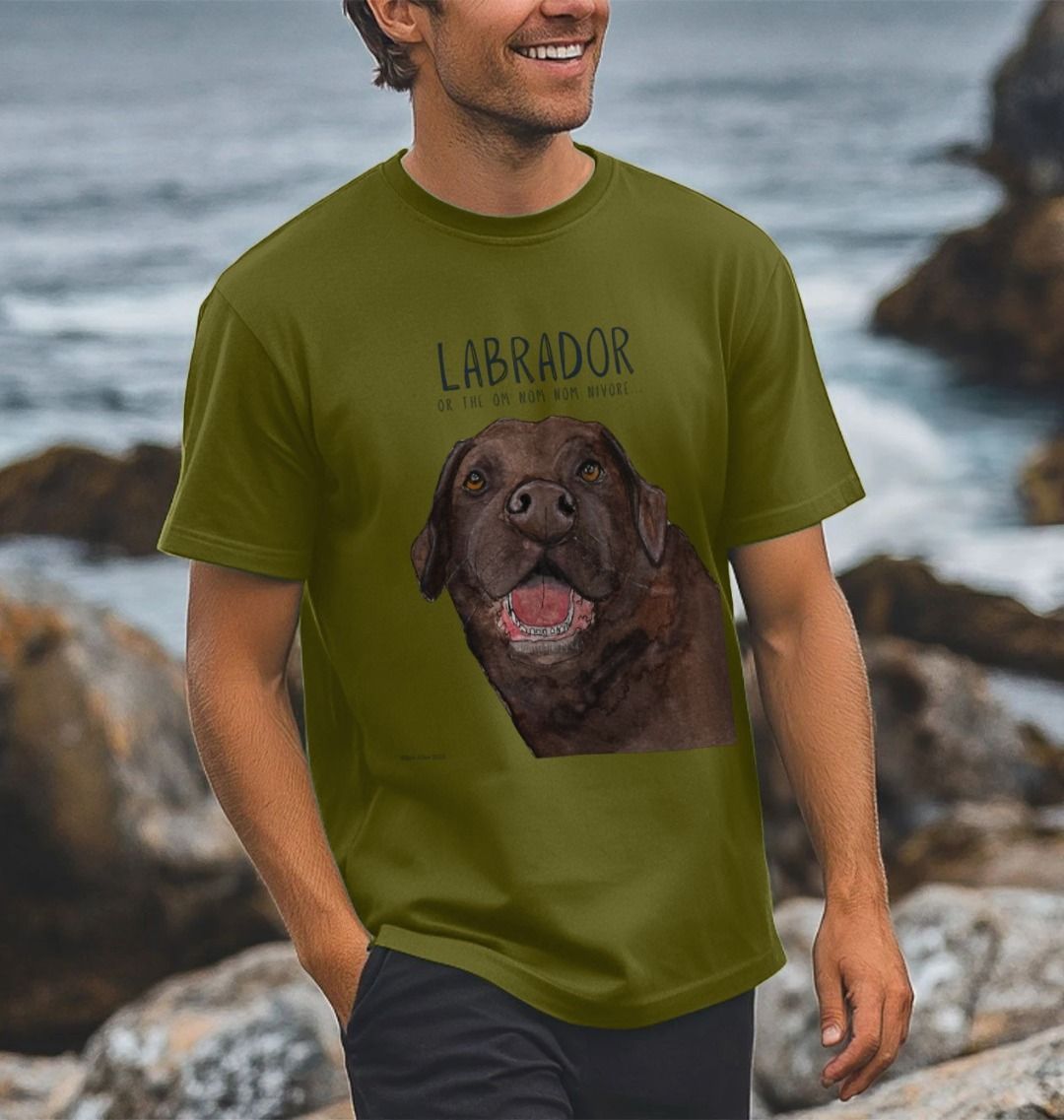 Snack Goals & Tail Wags: The Chocolate Labrador Men’s Tee