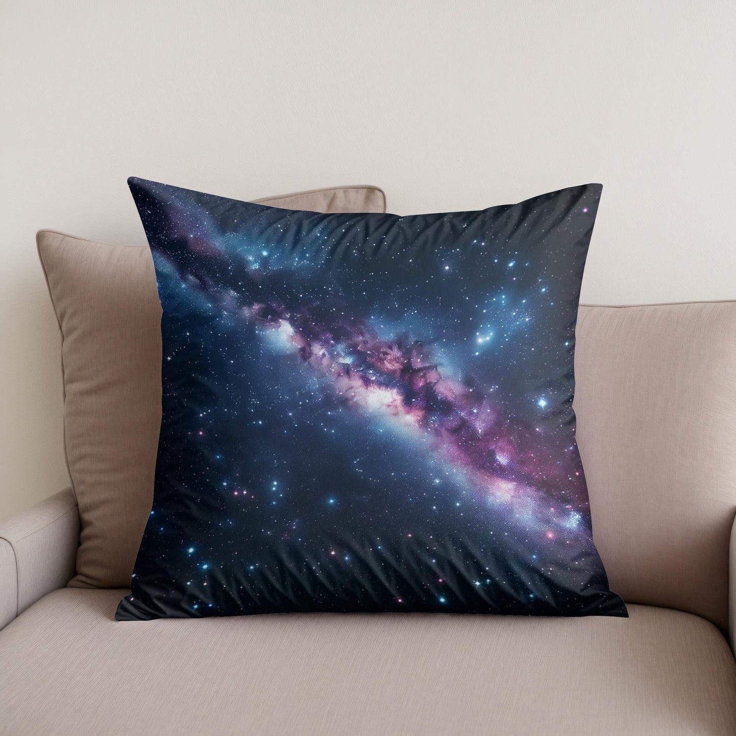 Starlit Elegance Cotton Cushion