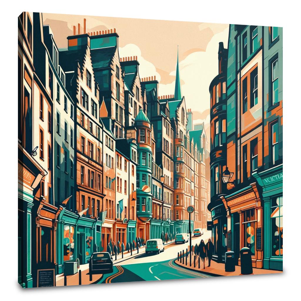 Edinburgh Victoria Street Harmony Canvas