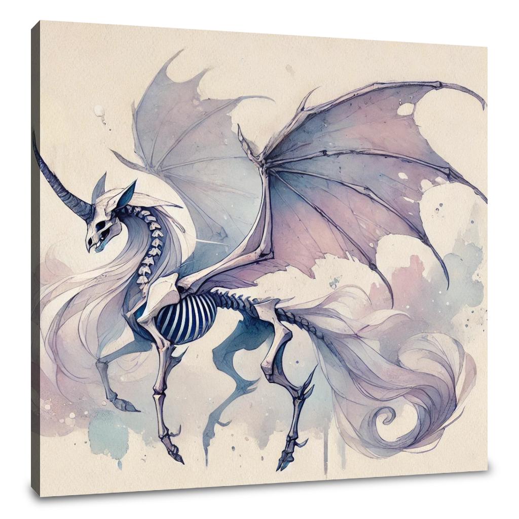 Ethereal Thestral Canvas