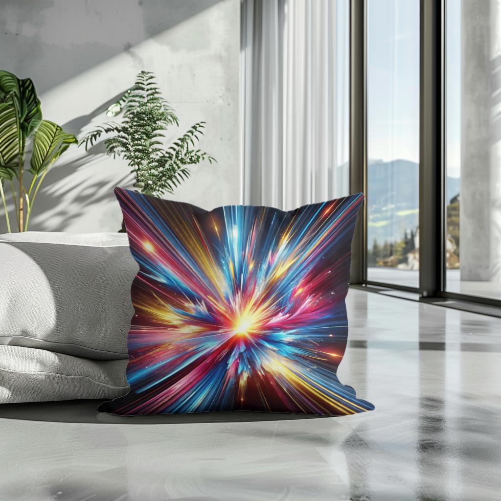 Light Explosion Burst Cotton Cushion