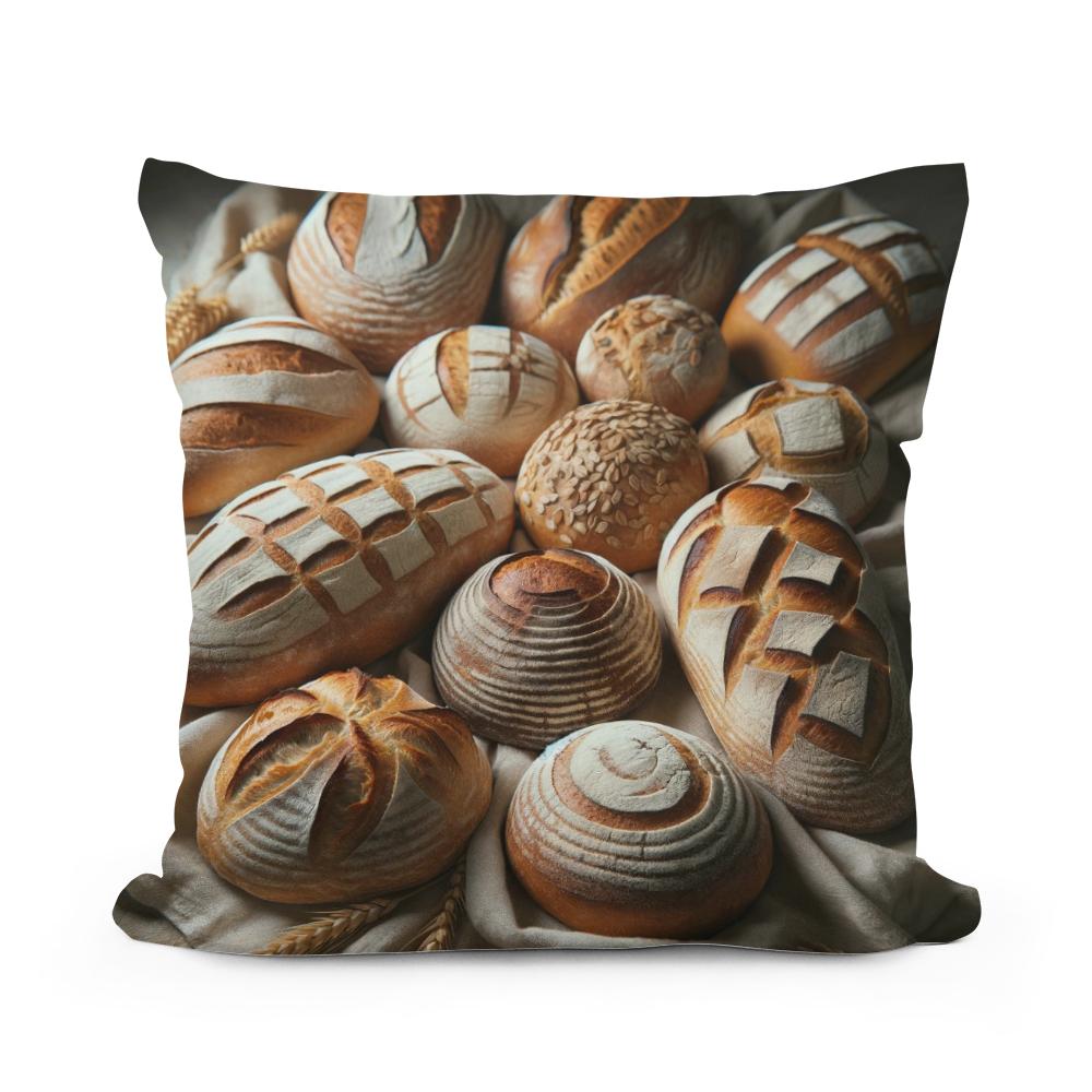 Artisan Bread Array Cotton Cushion