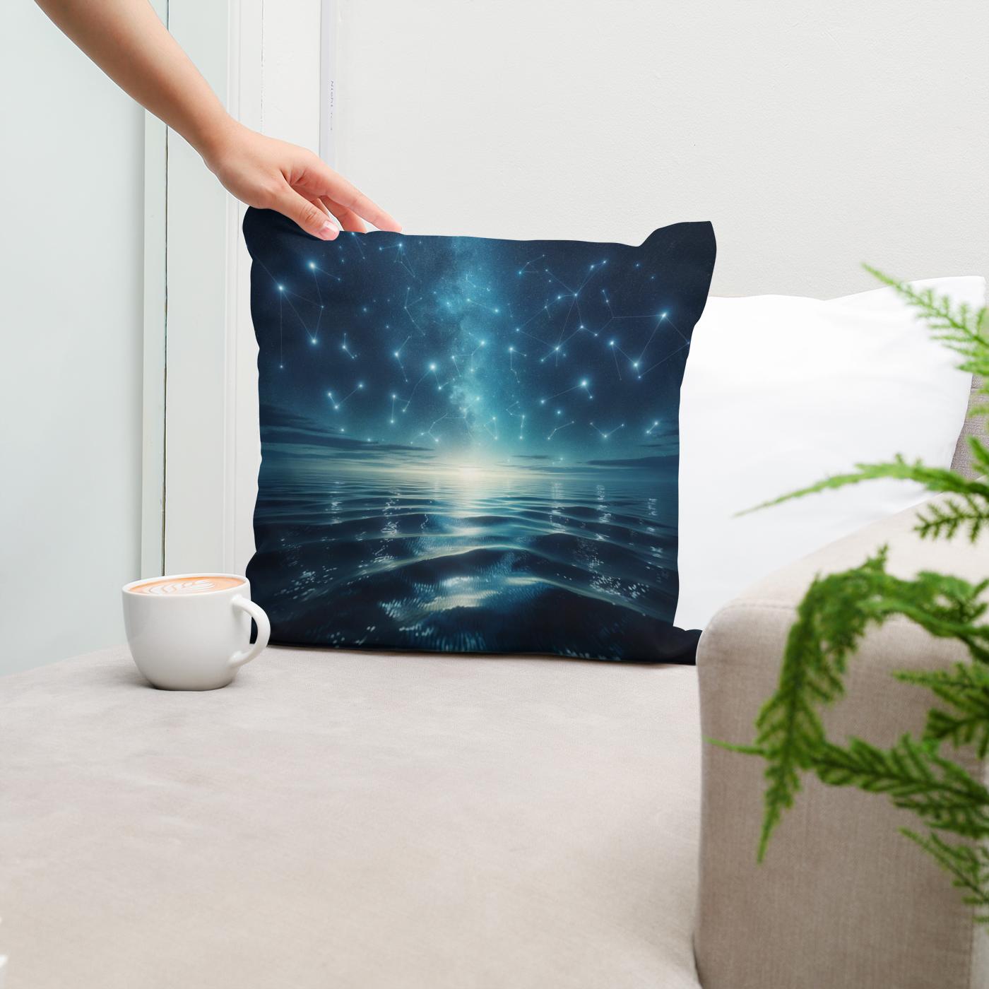 Nautical Starlight Cotton Cushion
