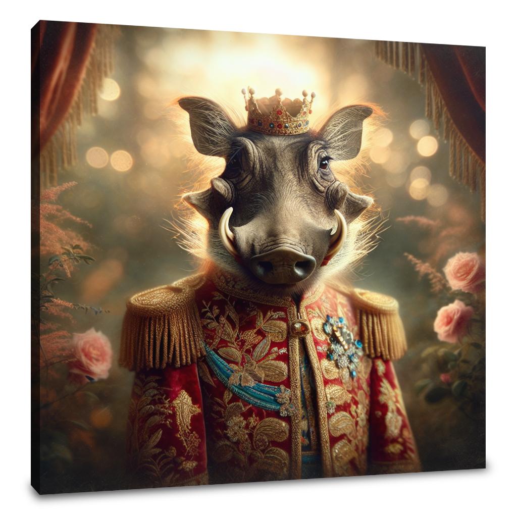 Regal Warthog Dawn Canvas