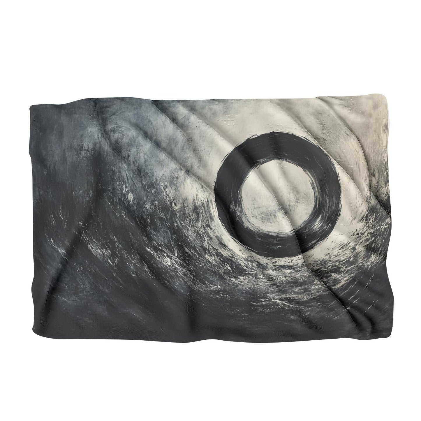 Monochrome Circle Blanket