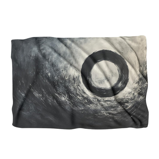 Monochrome Circle Blanket