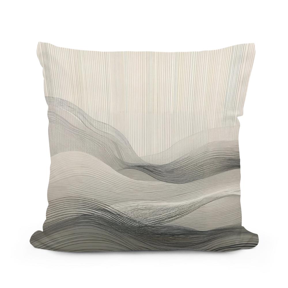 Minimalist Echoes Cotton Cushion