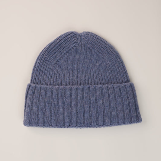 Lambswool - Furrow Hat - Blue Lovat