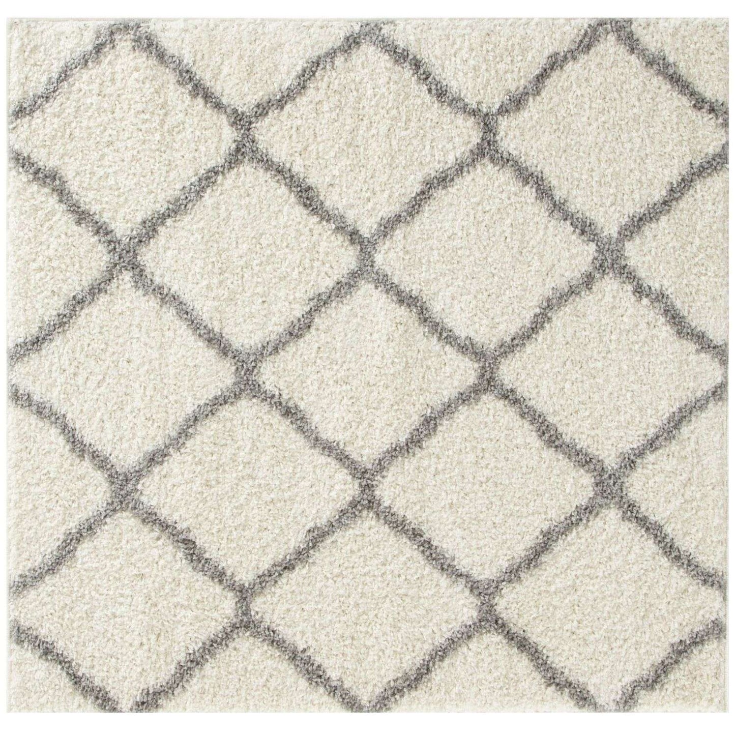 Moroccan Ivory Shaggy Rug | 700