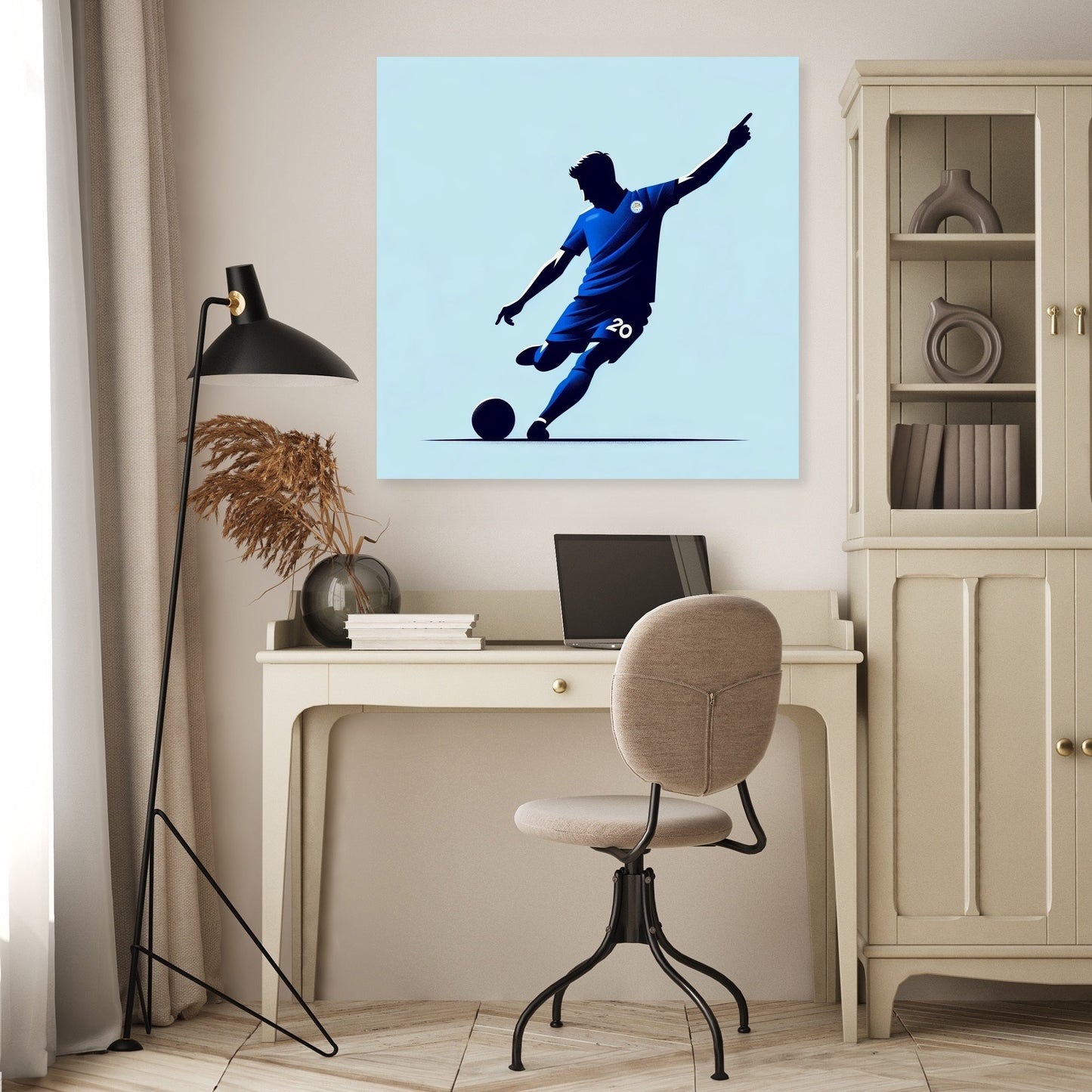 Royal Blue Strike Canvas