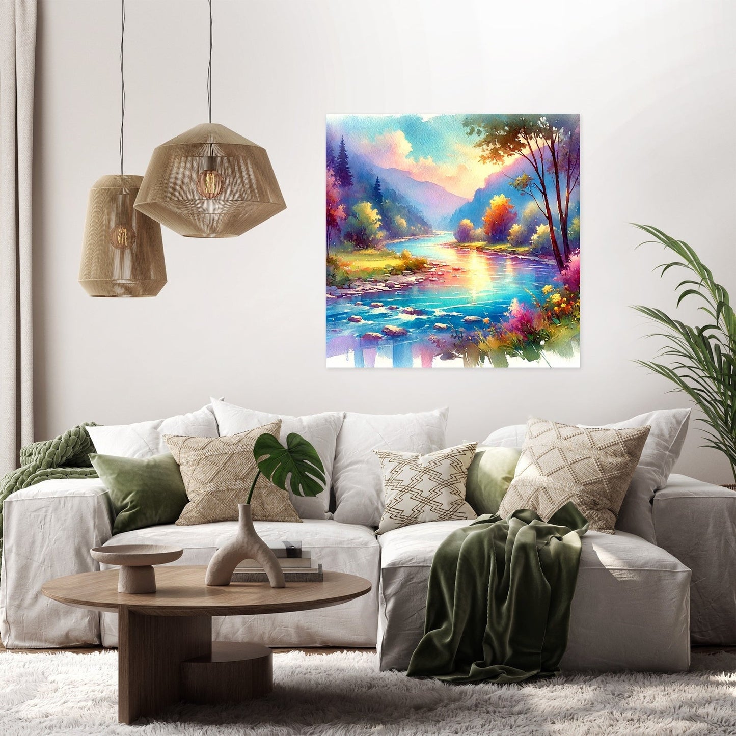 Magical River Canvas