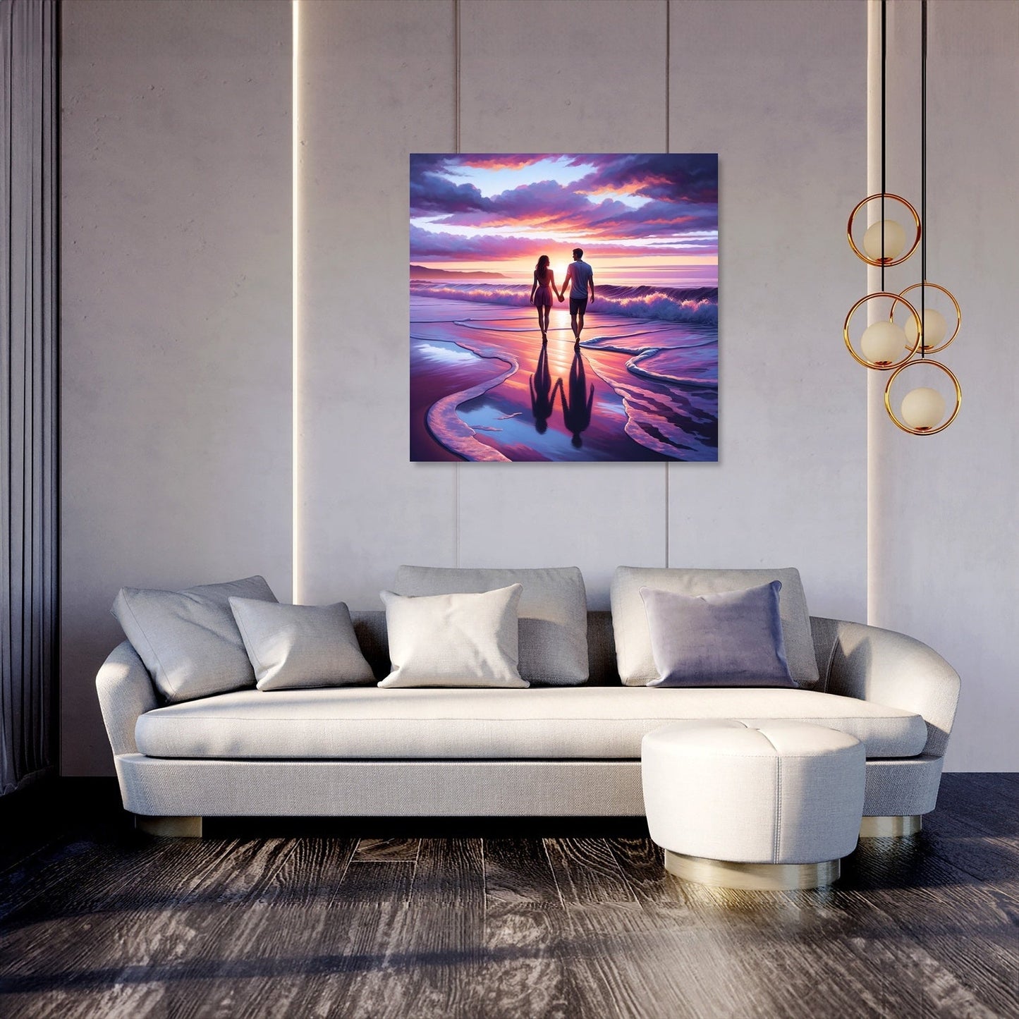 Seaside Embrace Canvas