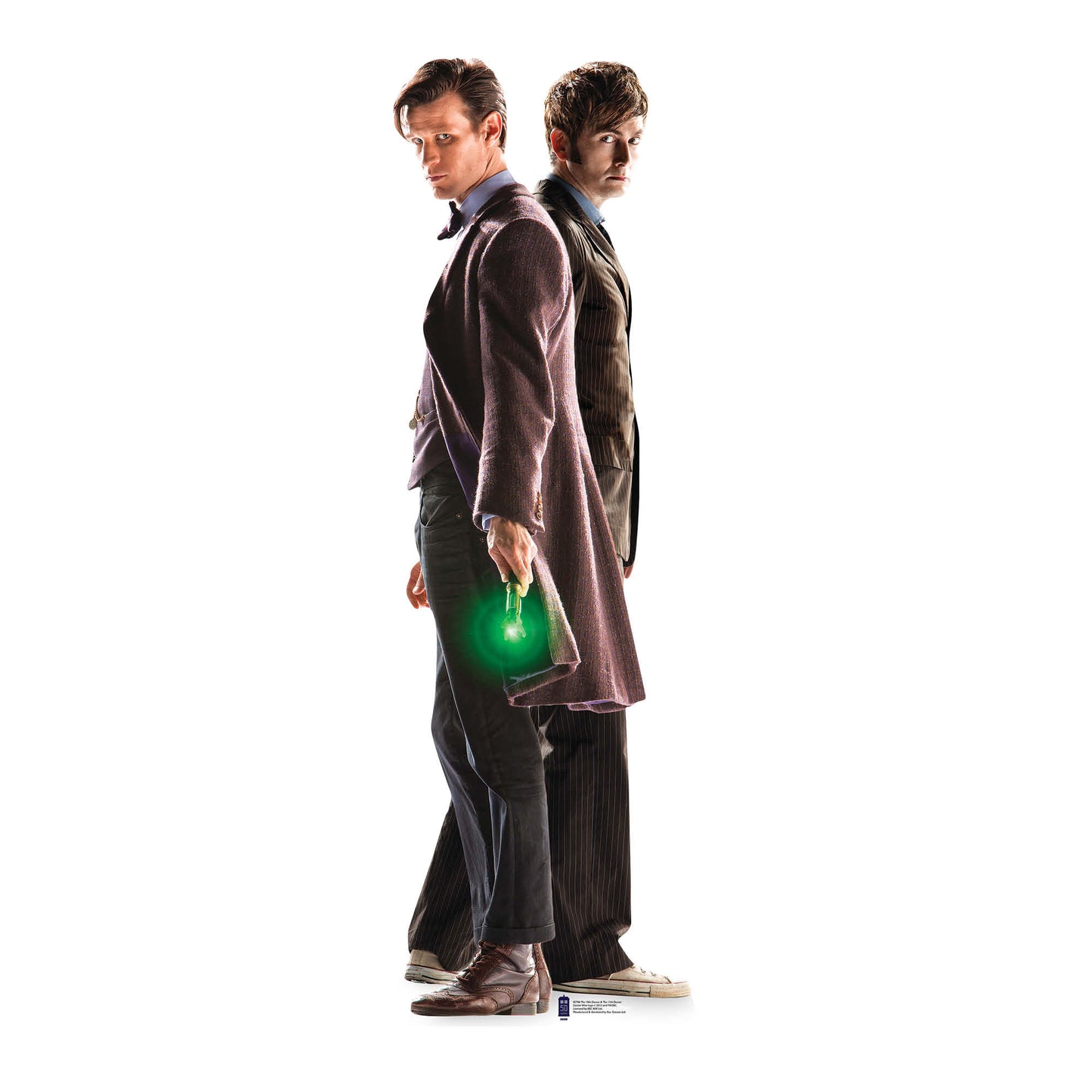 SC704 10th & 11th Doctor 50th Anniversary Special Matt Smith and David Tenant Cardboard Cut Out Height 182cm