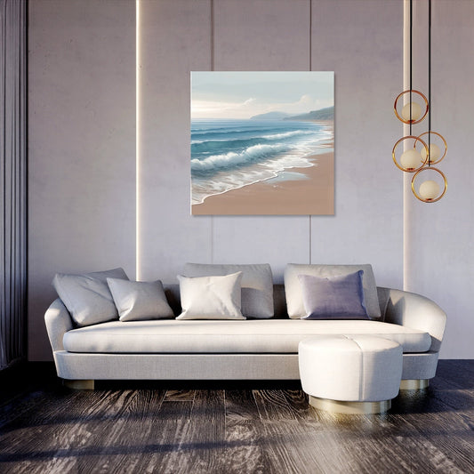 Serene Coastal Escape Canvas