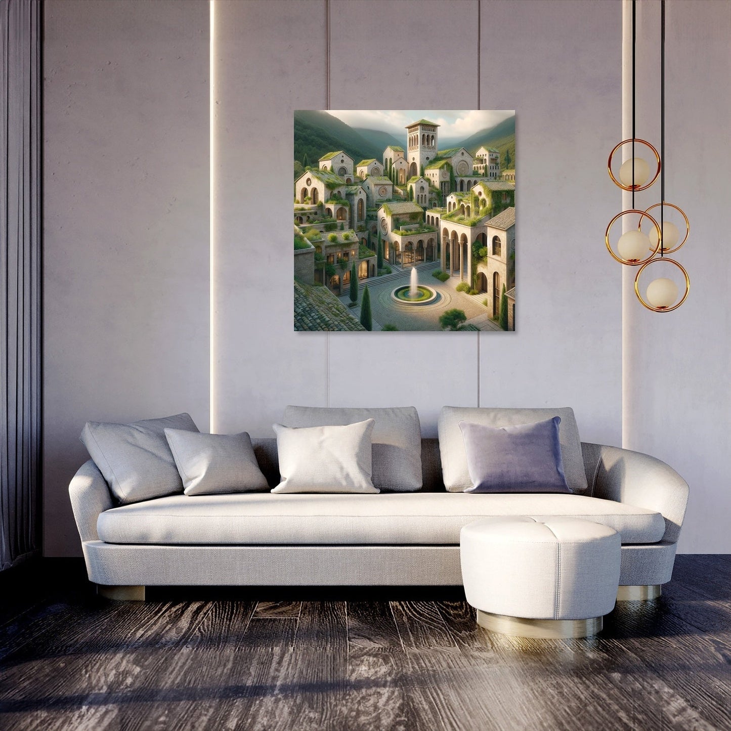 Romanesque Reimagined Canvas