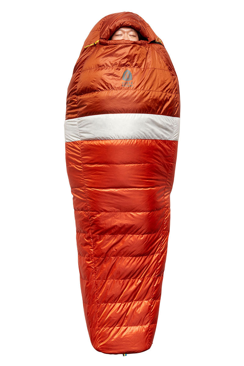 Sierra Designs Get Down 35°F (-3°C) 550-Fill DriDown Sleeping Bag - Long - Red