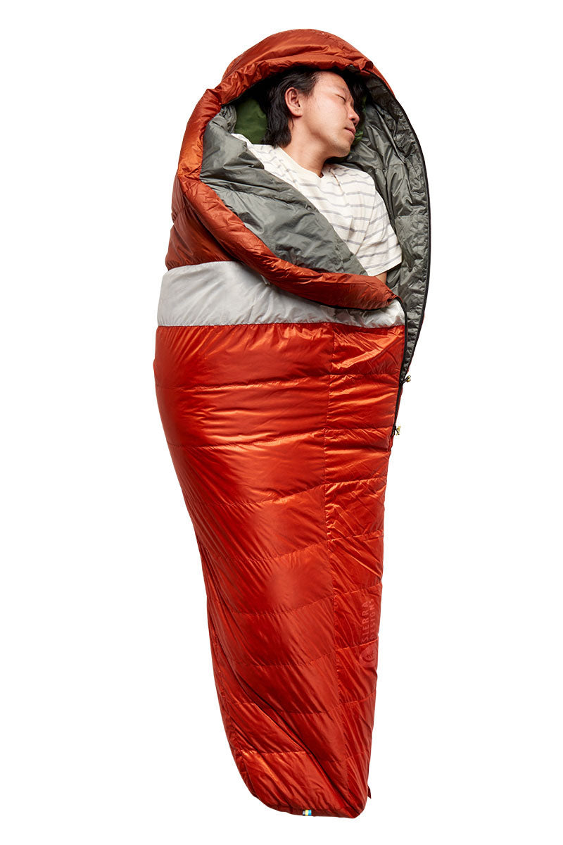 Sierra Designs Get Down 35°F (-3°C) 550-Fill DriDown Sleeping Bag - Long - Red