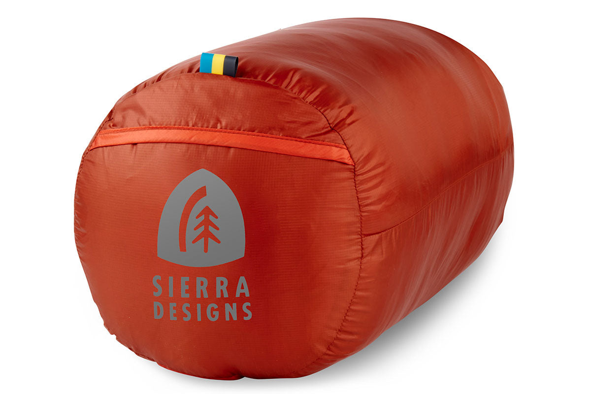 Sierra Designs Get Down 35°F (-3°C) 550-Fill DriDown Sleeping Bag - Long - Red
