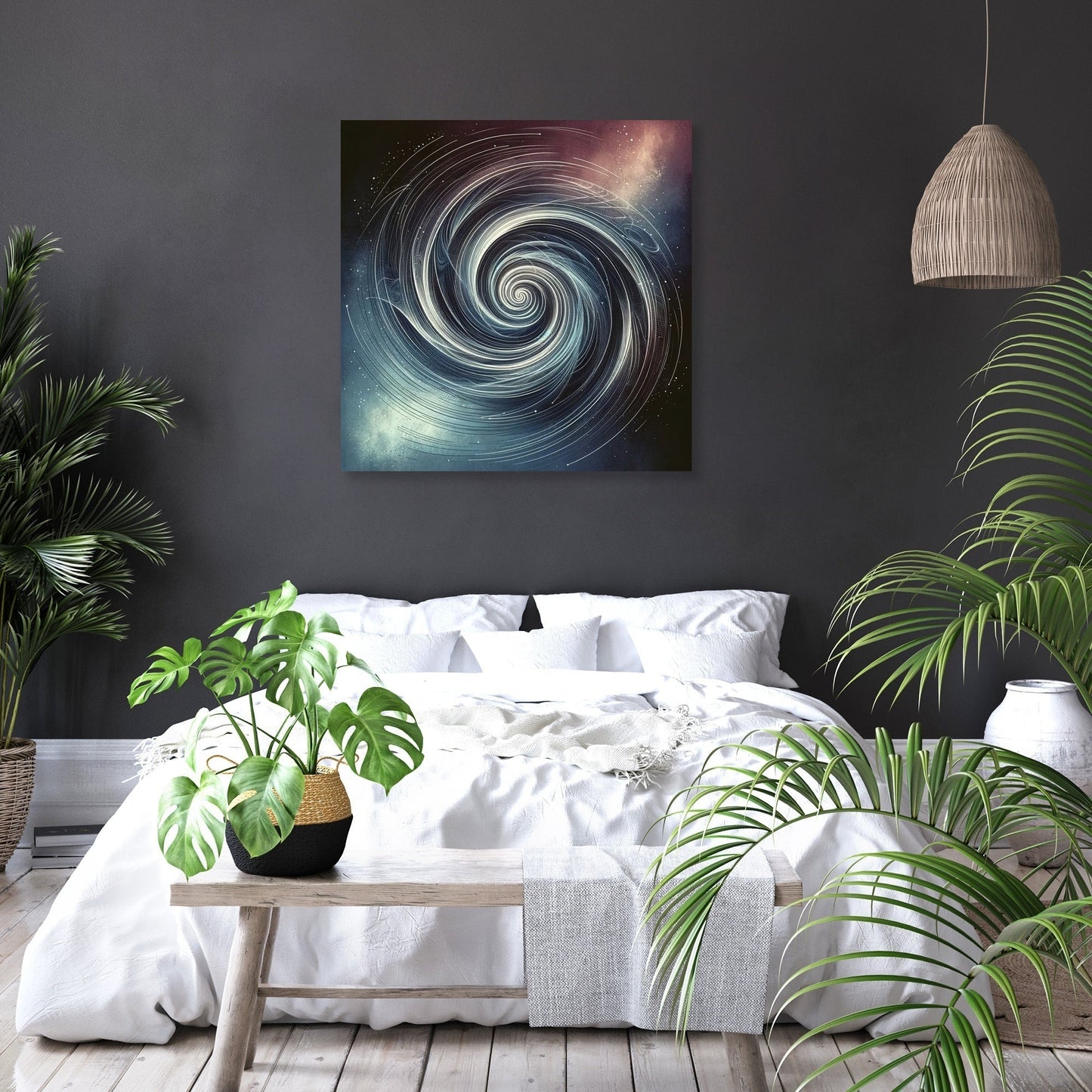Celestial Spiral Canvas