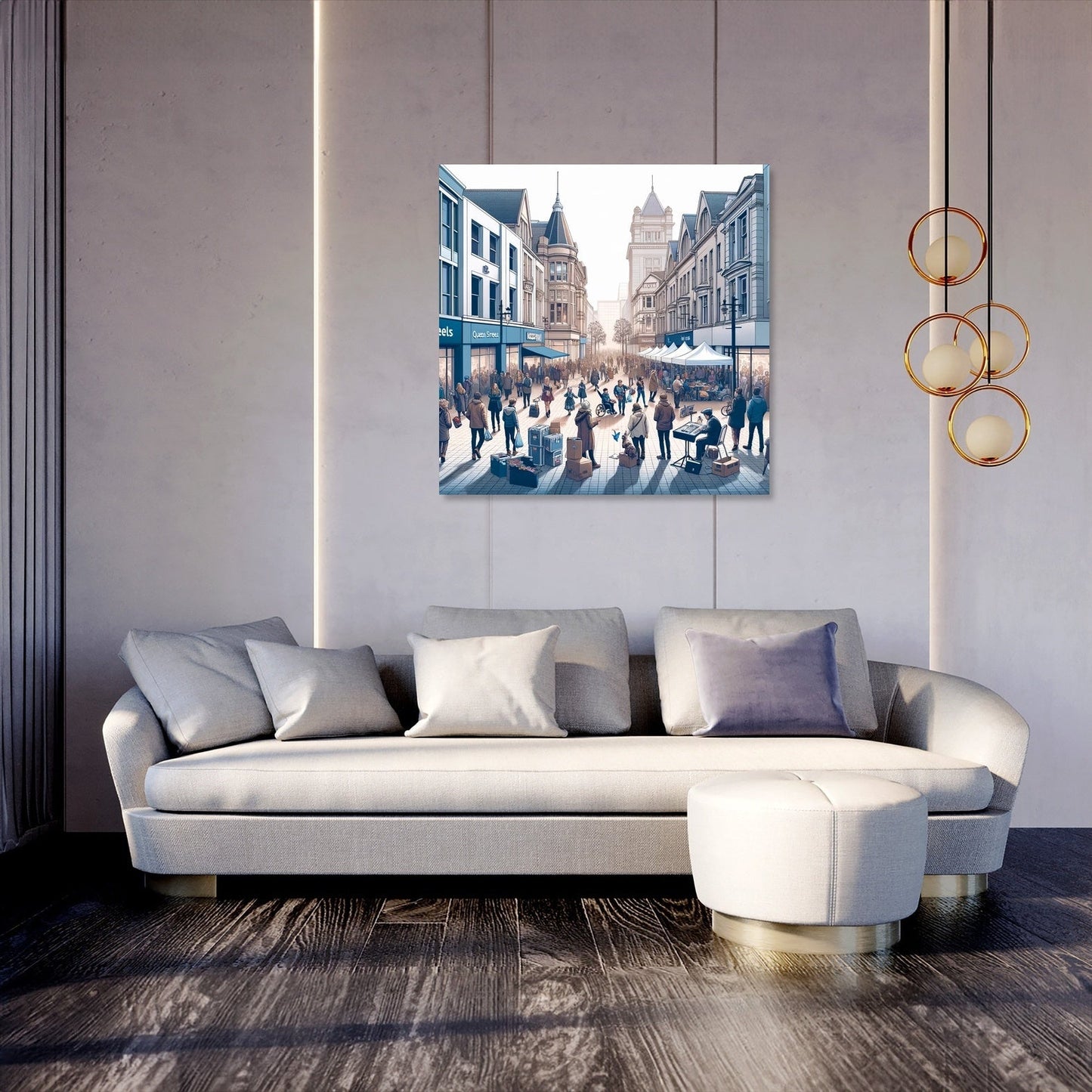 Queen Street Cardiff Canvas