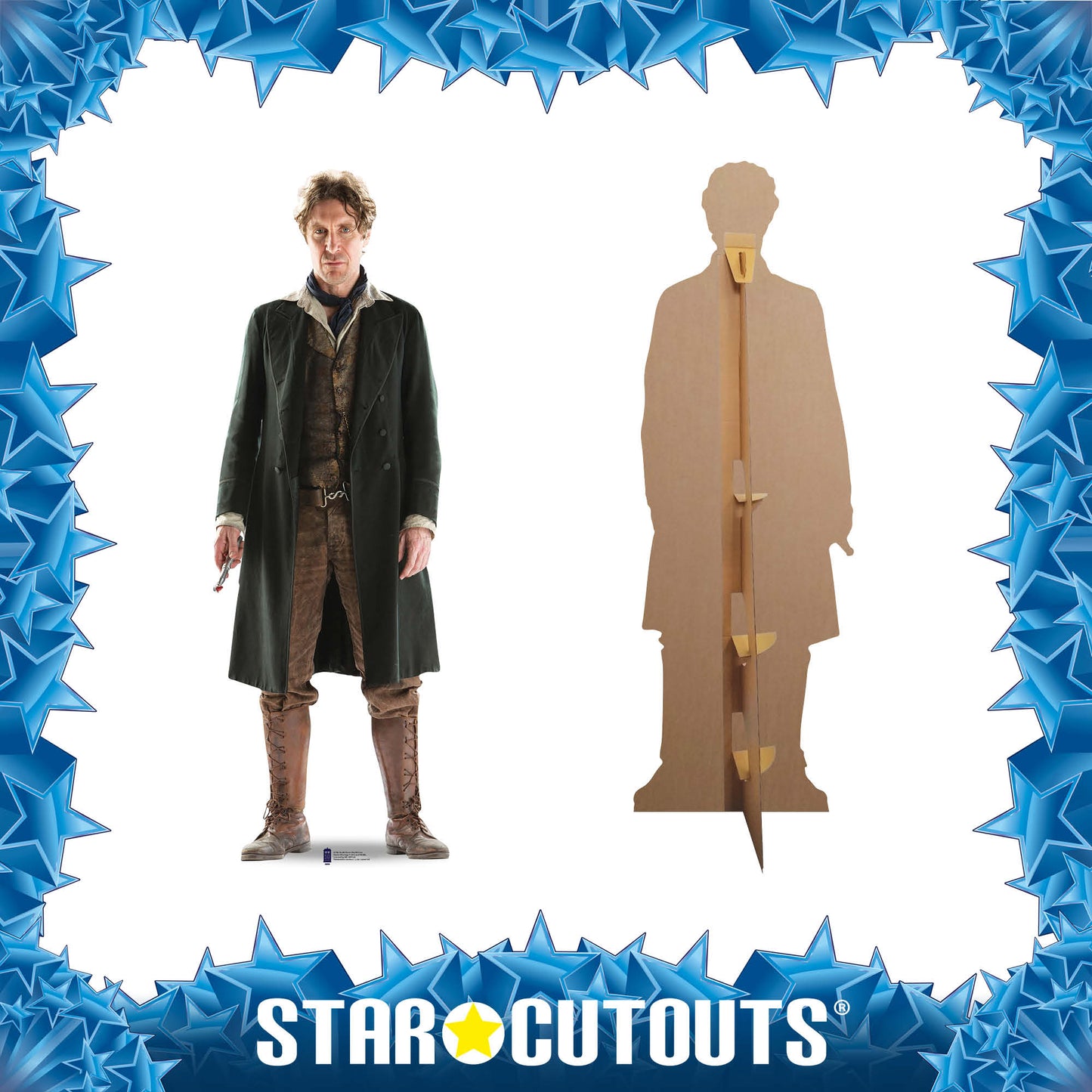 SC706 The 8th Doctor Paul McGann 50th Anniversary Cardboard Cut Out Height 185cm