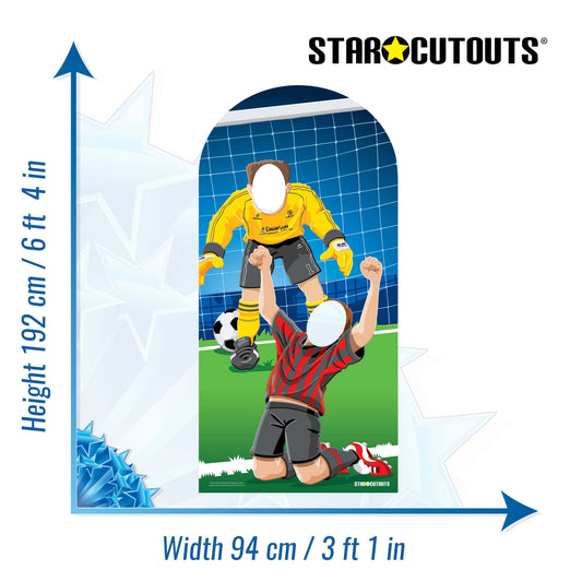 SC708 World Football World Cup 2026  Event Stand In Adult Cardboard Cutout Height 192cm