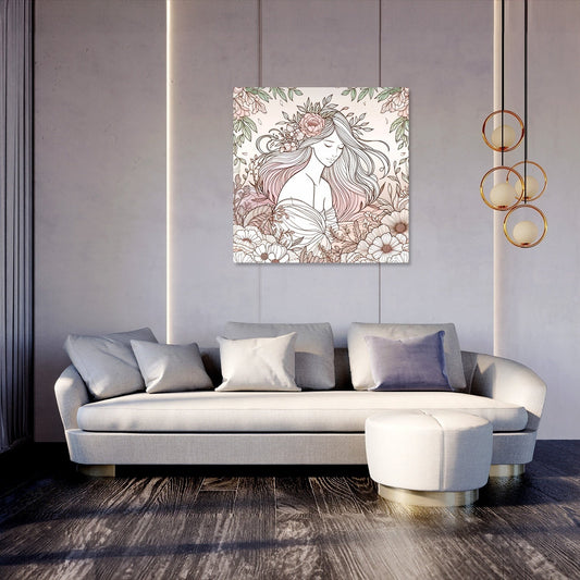 Floral Serenity Canvas