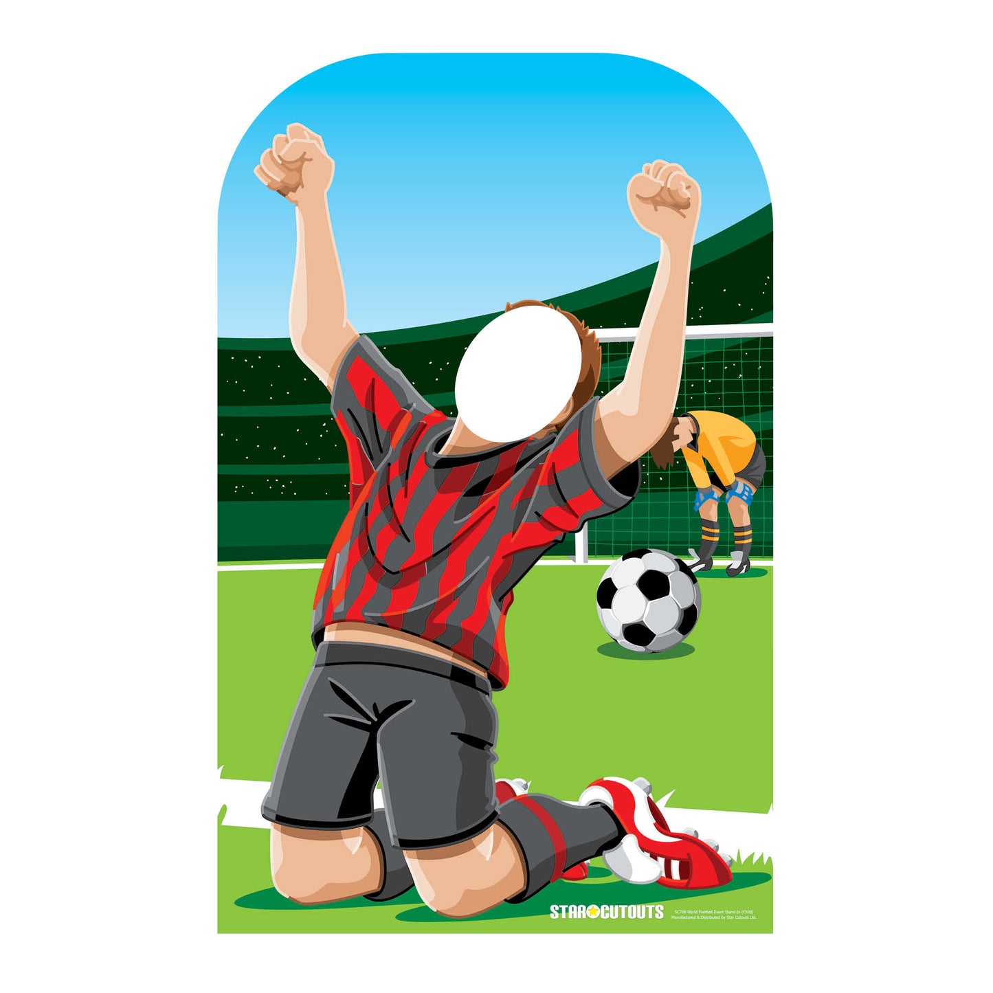 SC709 Child-Sized World Cup 2026  Football Stand In Cardboard Cutout Height 117cm