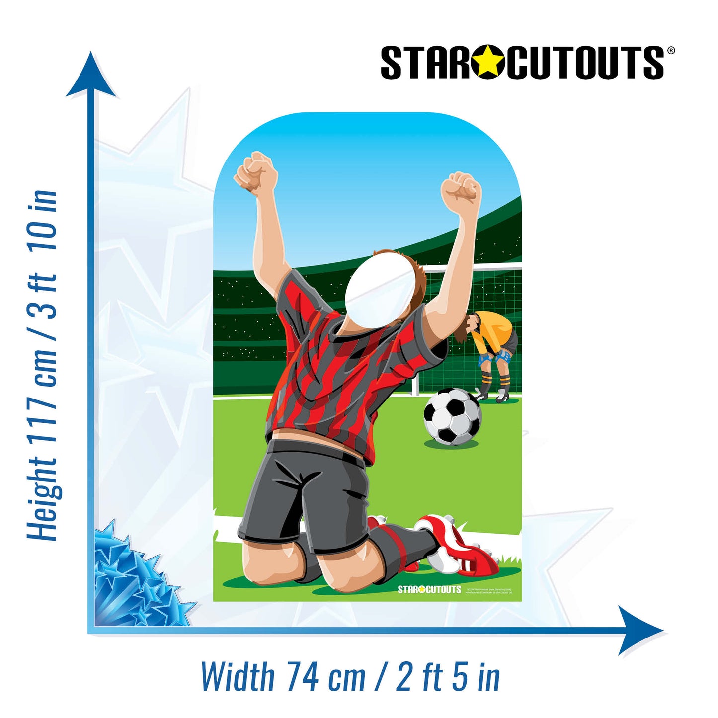 SC709 Child-Sized World Cup 2026  Football Stand In Cardboard Cutout Height 117cm