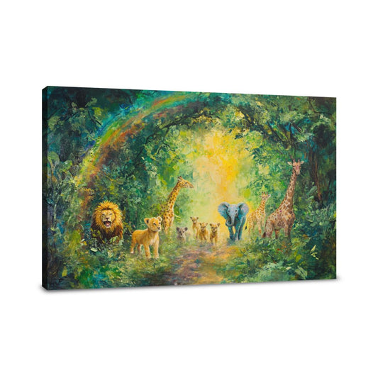 Jungle Playtime Canvas