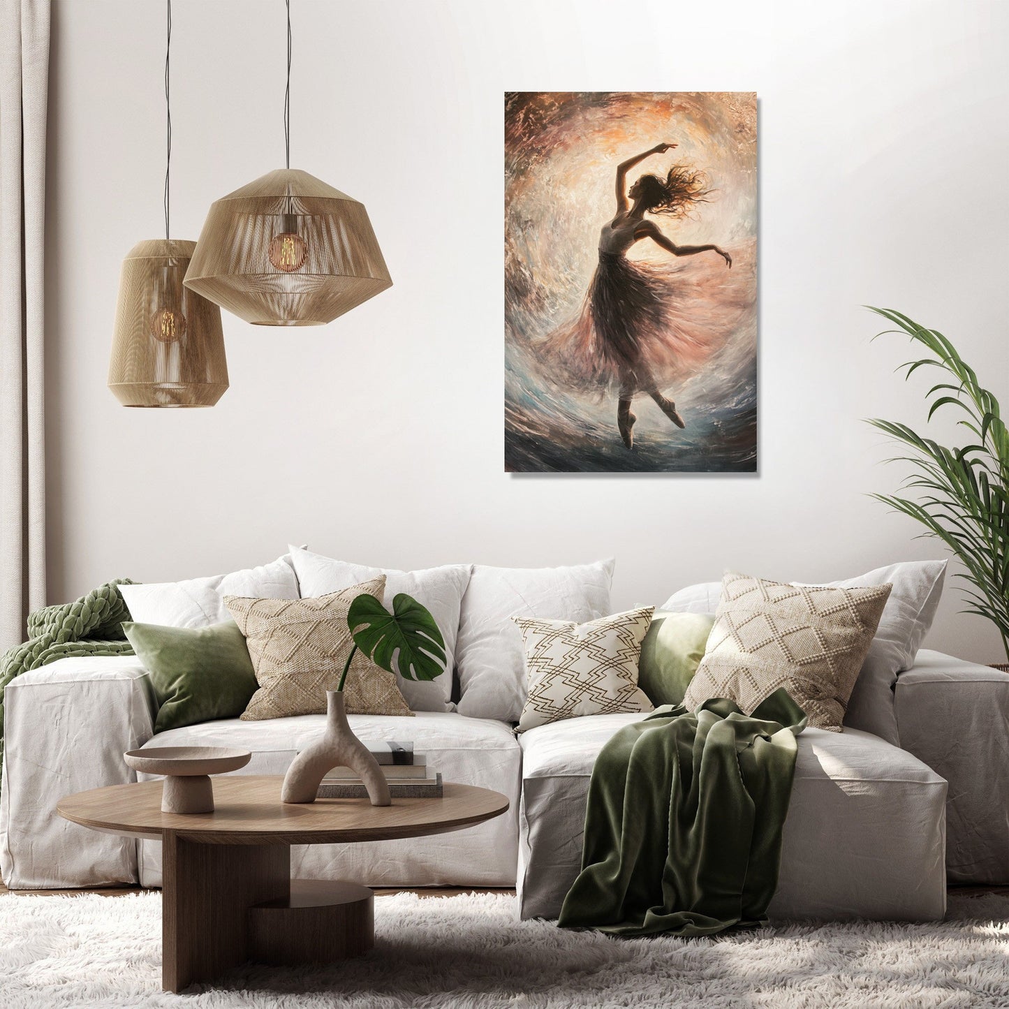 Dancer's Radiance Canvas