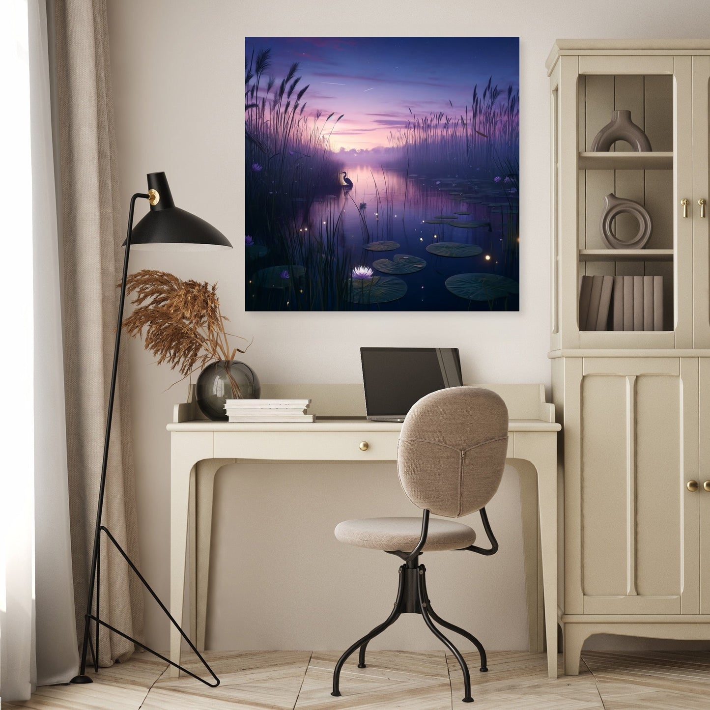 Twilight Wetland Canvas