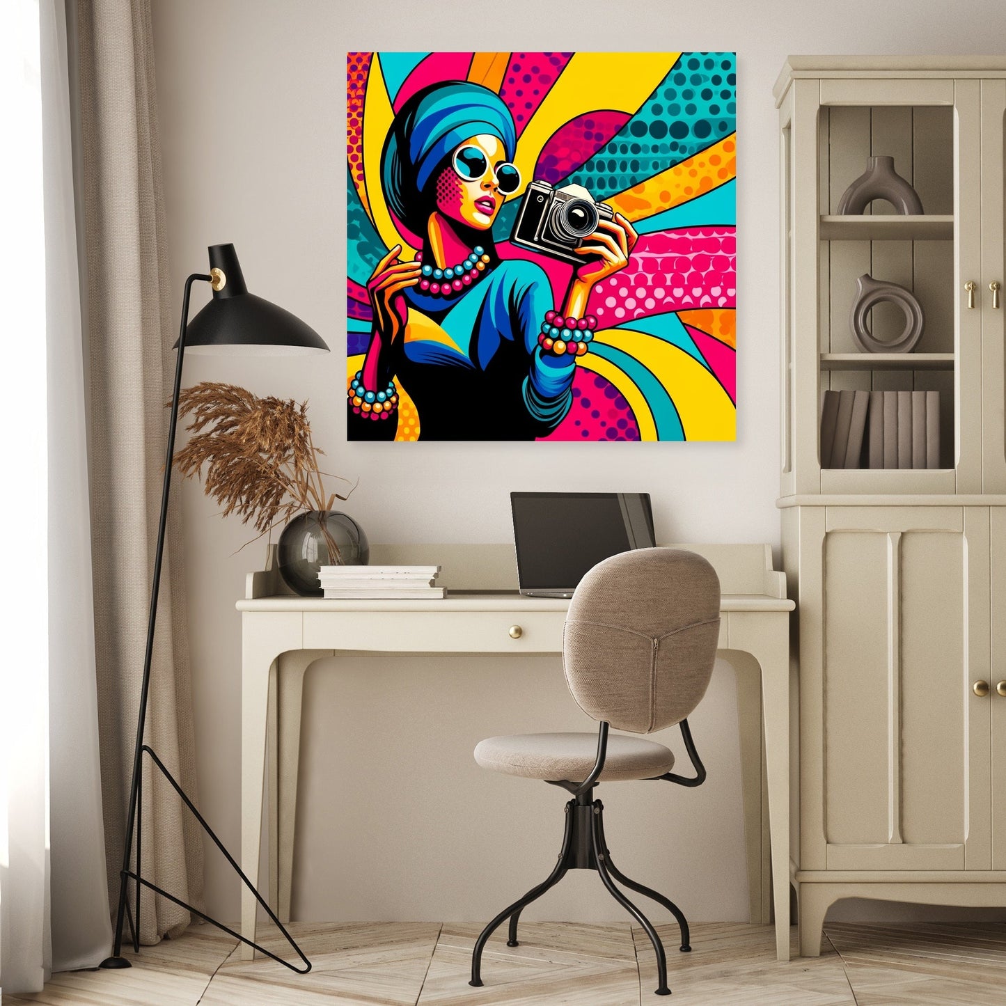 Radiant Retro Canvas