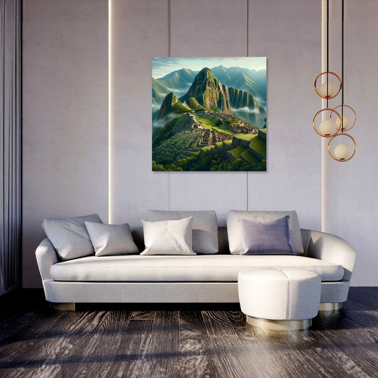 Mystical Machu Picchu Canvas