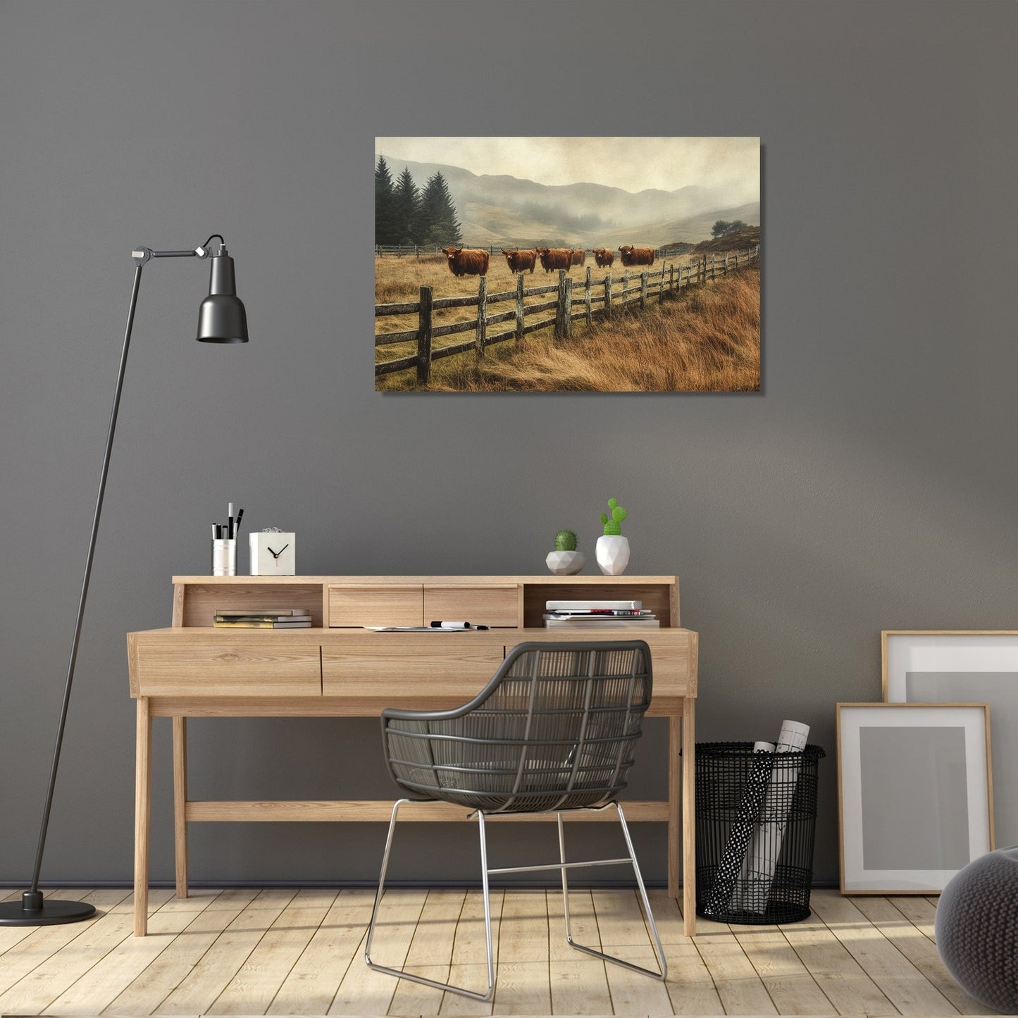 Highland Cows Canvas